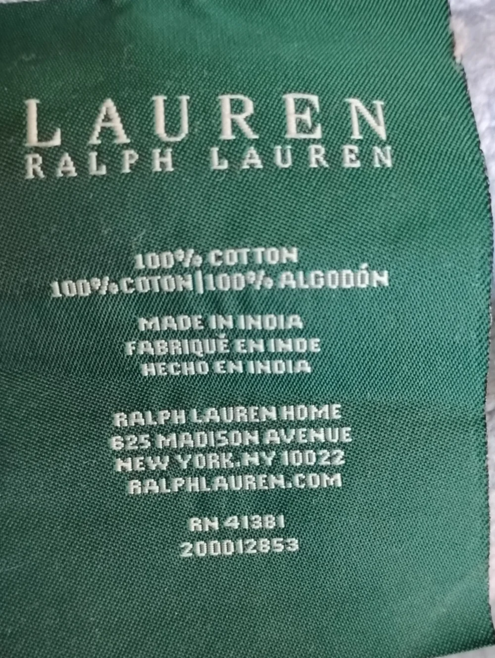 Lauren RL Neutral Gray Pillow cover -High Quality Textured Home Accent